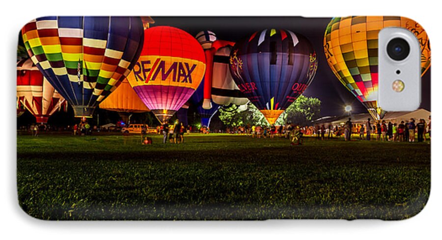 Art iPhone 7 Case featuring the photograph Night Glow by Ron Pate