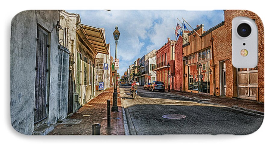 the Big Easy iPhone 7 Case featuring the photograph NOLA French Quarter by Sennie Pierson