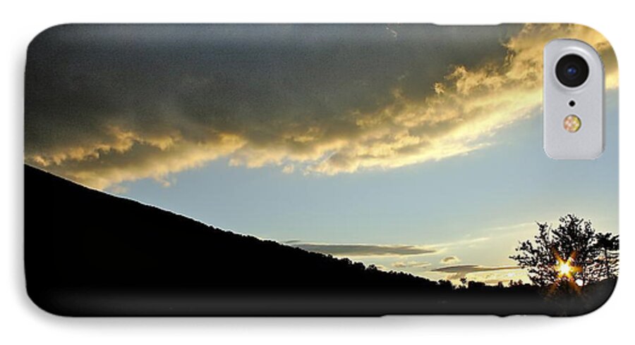 Sunset iPhone 7 Case featuring the photograph Notch sunset by Jim Gillen