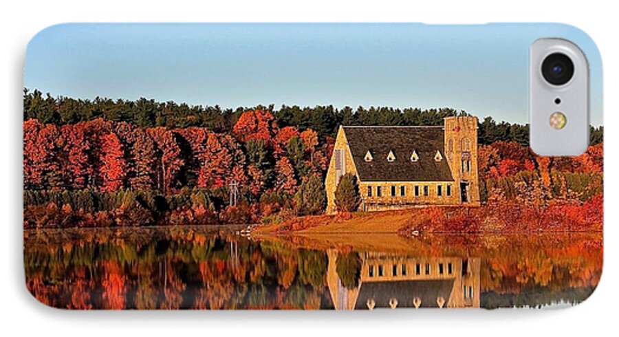 Old Stone Church iPhone 7 Case featuring the photograph Old Stone Church by Michael Saunders