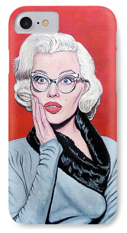 Omg iPhone 7 Case featuring the painting OMG by Tom Roderick