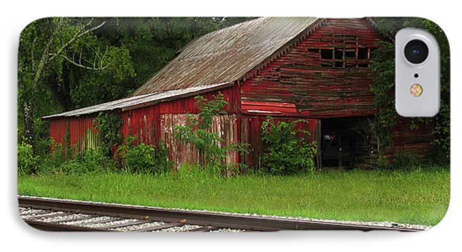 Barns iPhone 7 Case featuring the photograph On a Tennessee Back Road by Douglas Stucky