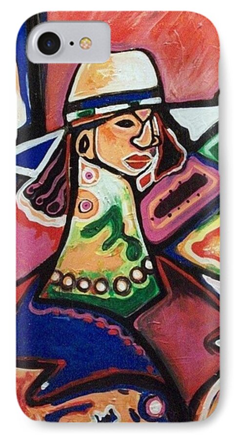 Emery 5-1-13 iPhone 7 Case featuring the painting Once Again by Emery Franklin