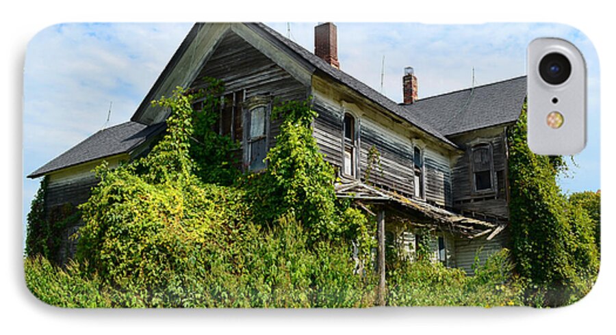 Weeds iPhone 7 Case featuring the photograph Overgrown House by Jeffrey Platt
