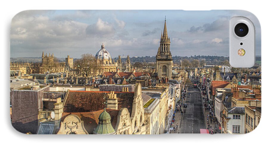 Oxford iPhone 7 Case featuring the photograph Oxford High Street by Chris Day