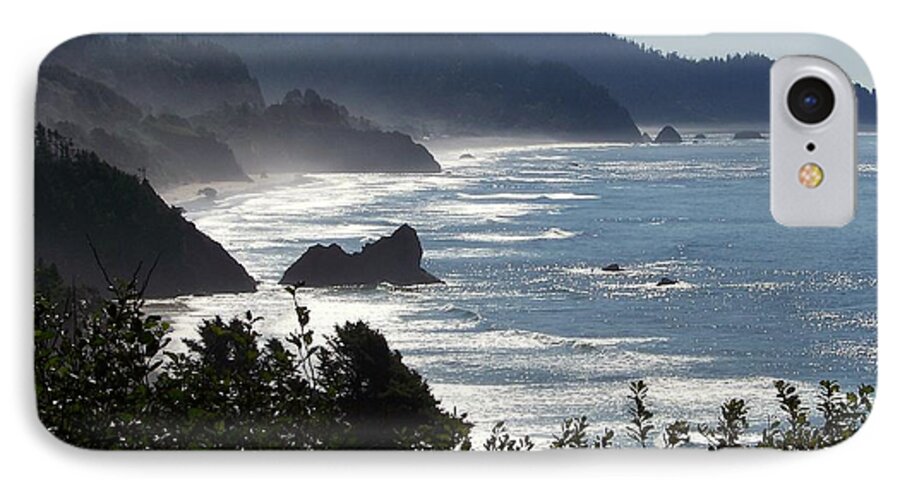 Coast Of Oregon iPhone 7 Case featuring the photograph Pacific Mist by Karen Wiles