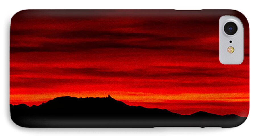 2013 iPhone 7 Case featuring the photograph Painted Sky 36 by Mark Myhaver