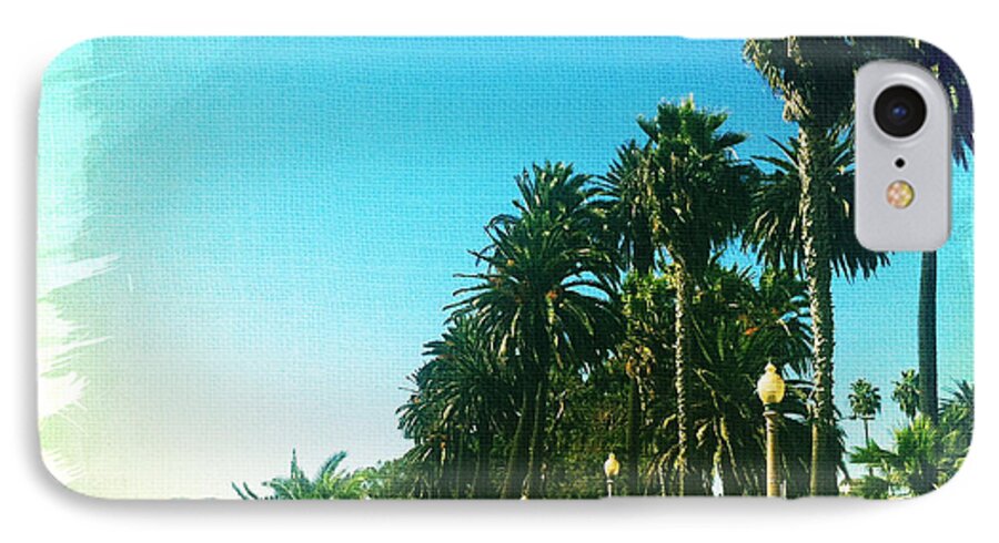 Pacific iPhone 7 Case featuring the photograph Palisades Park by Nina Prommer