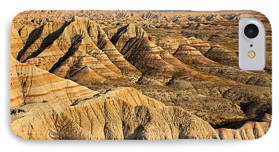 Afternoon iPhone 7 Case featuring the photograph Panorama Point Badlands National Park by Fred Stearns