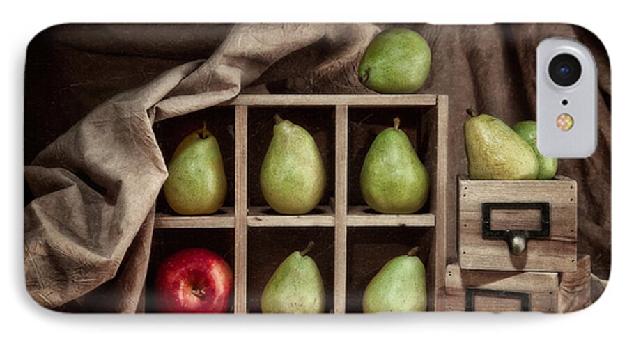 Abundance iPhone 7 Case featuring the photograph Pears on Display Still Life by Tom Mc Nemar