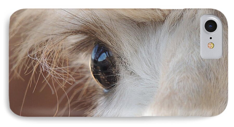 Alpaca iPhone 7 Case featuring the photograph Peek A Boo Alpaca by Helen Carson