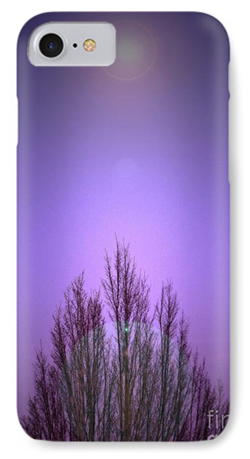 Layered iPhone 7 Case featuring the photograph Perfectly Purple by Chris Anderson