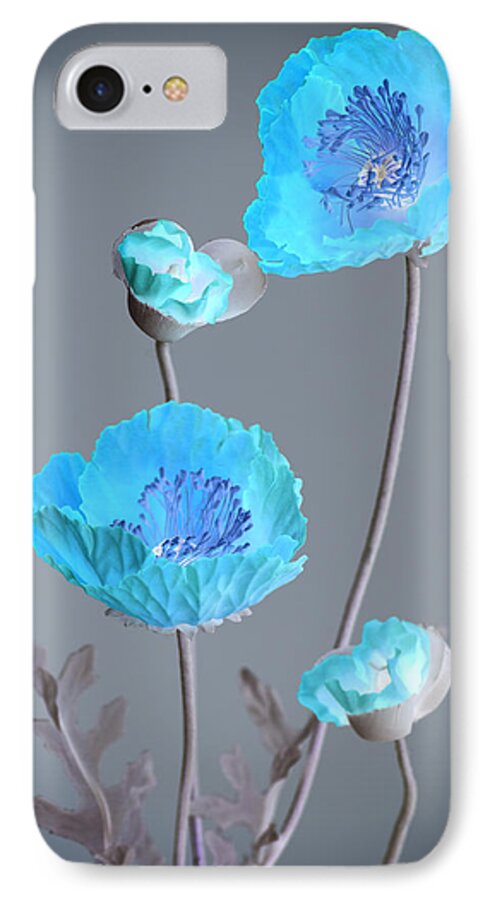 Flower iPhone 7 Case featuring the photograph Poppy Family by Kathleen Messmer