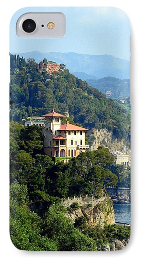 Portofino iPhone 7 Case featuring the photograph Portofino Coastline by Carla Parris