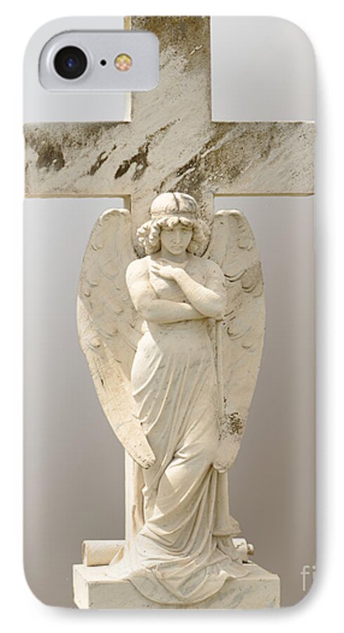 Serenity iPhone 7 Case featuring the photograph Pouty Angel by Josephine Cohn