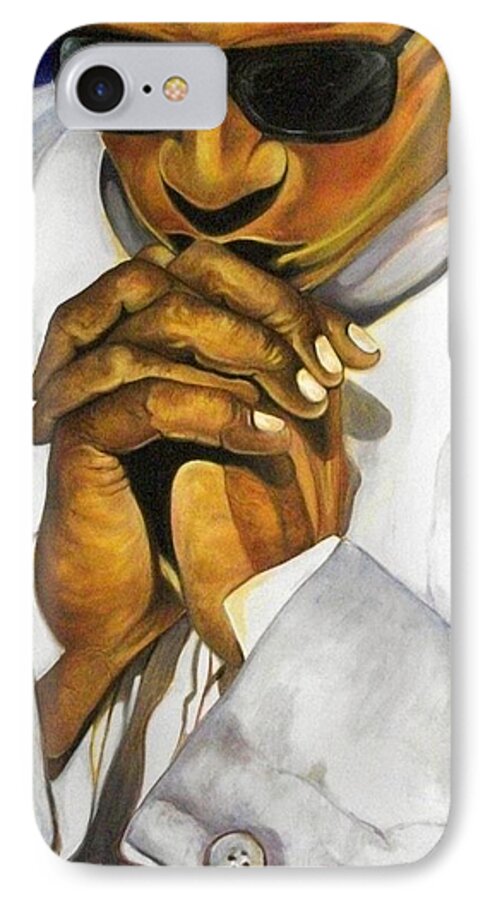 Emery Franklin iPhone 7 Case featuring the painting Praying Hands by Emery Franklin