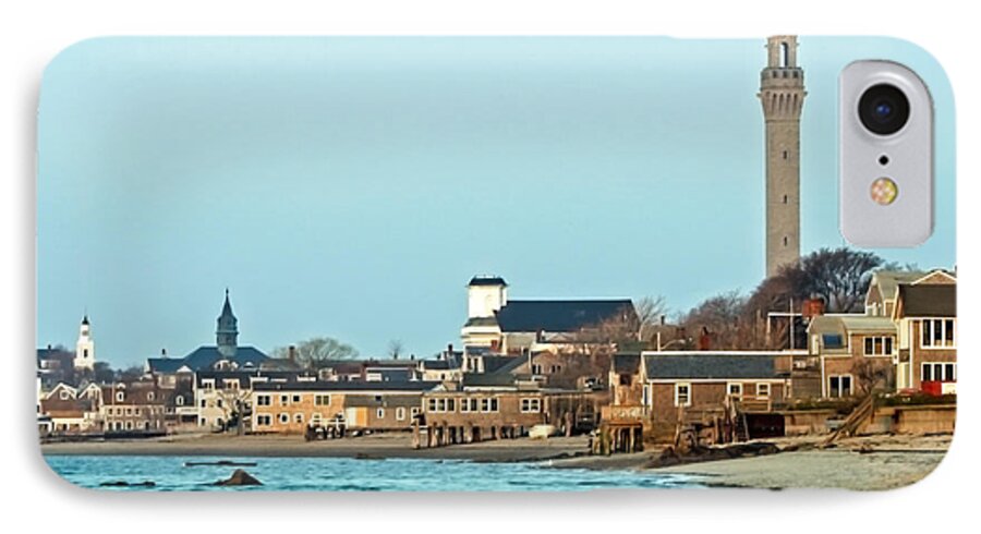 Provincetown iPhone 7 Case featuring the photograph Provincetown Bay and Monument by Frank Winters