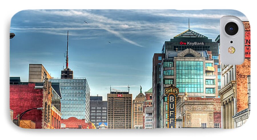 Queen City iPhone 7 Case featuring the photograph Queen City Downtown by Michael Frank Jr