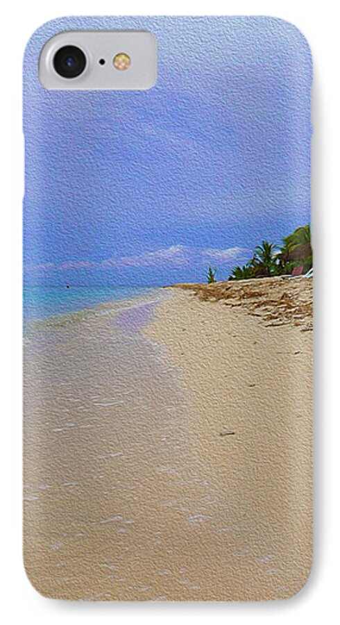 Beach iPhone 7 Case featuring the photograph Quiet Beach by Jerry Hart