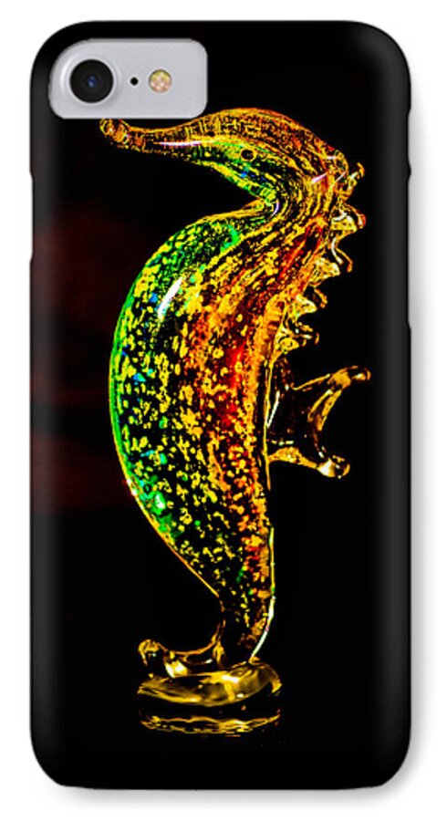  iPhone 7 Case featuring the photograph Rainbow seahorse by Gerald Kloss