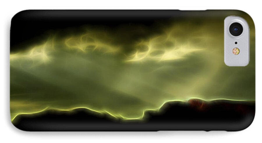 Desert iPhone 7 Case featuring the digital art Rainlight 1 by William Horden