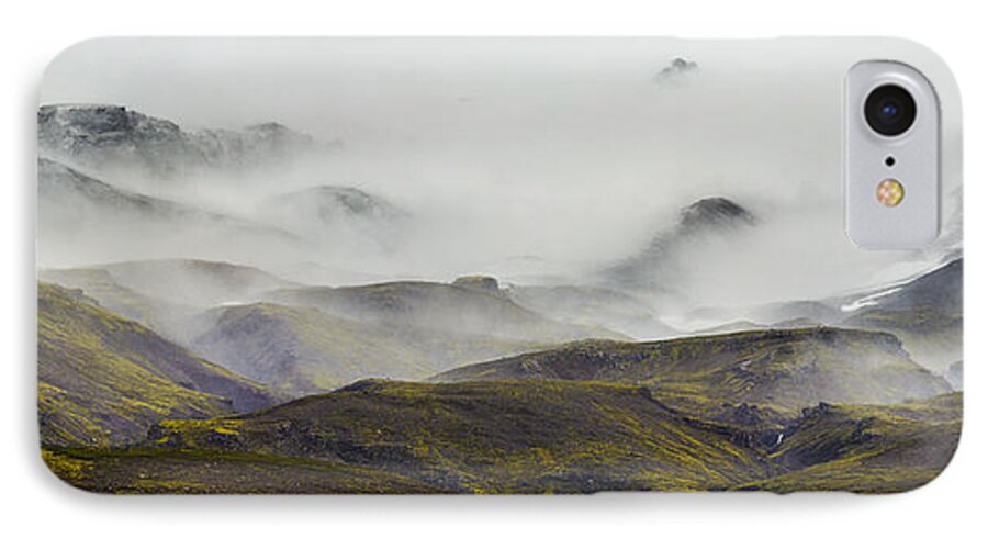 Sky iPhone 7 Case featuring the photograph Ramble thru the Mountains I by Jon Glaser