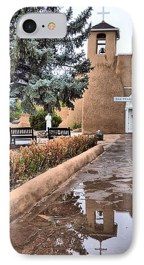 Historic Building iPhone 7 Case featuring the photograph Ranchos Reflections by Jacqui Binford-Bell