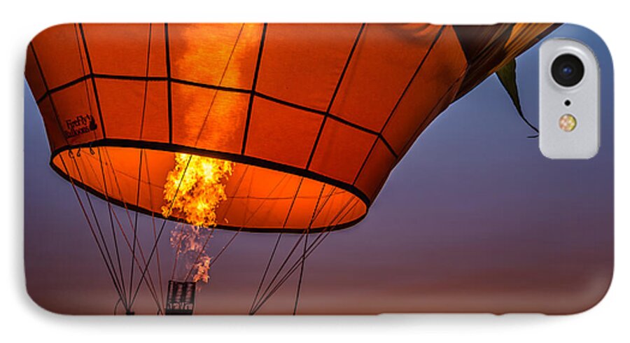 Fire iPhone 7 Case featuring the photograph Ready for Takeoff by Linda Villers