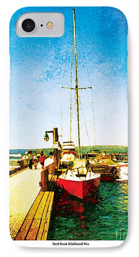 Boat iPhone 7 Case featuring the photograph Red Boat by Kenneth De Tore