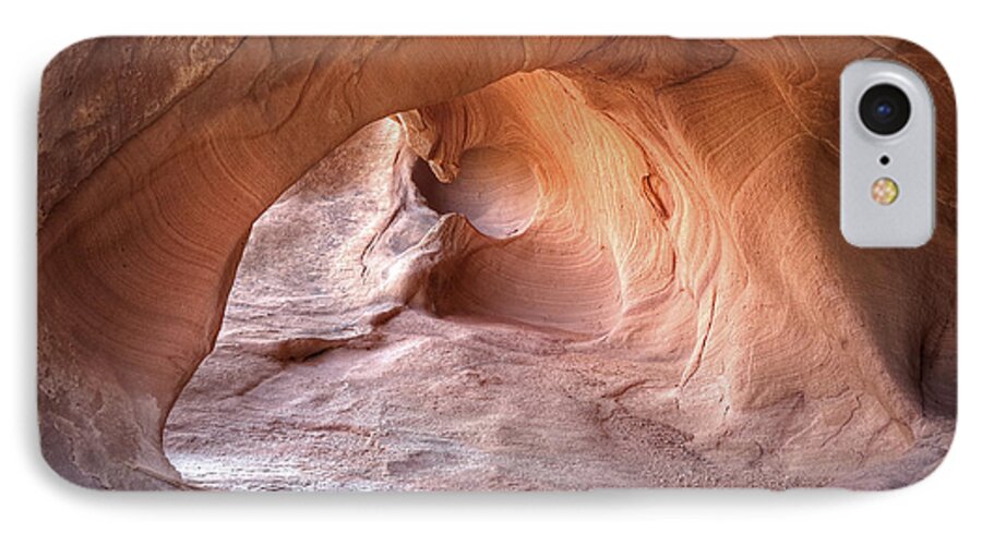 Lake Mead iPhone 7 Case featuring the photograph Redstone Dune Cave by Martin Konopacki