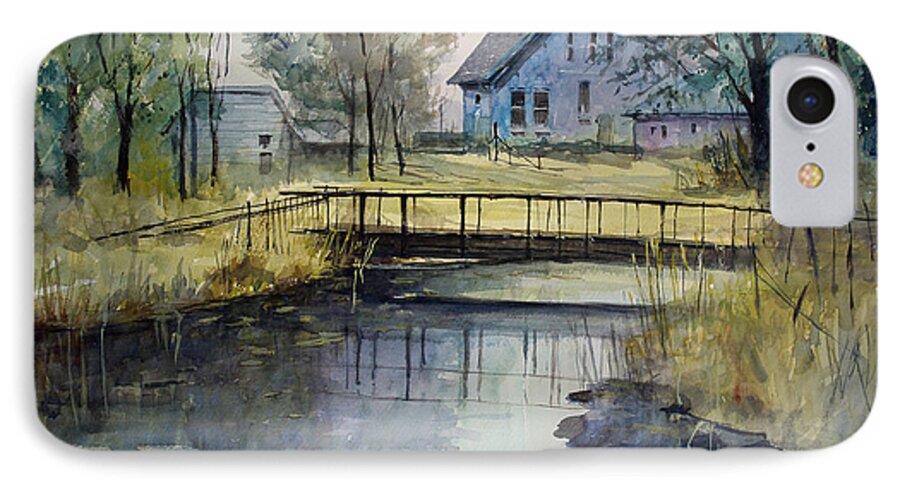 Ryan Radke iPhone 7 Case featuring the painting Reflections #2 by Ryan Radke