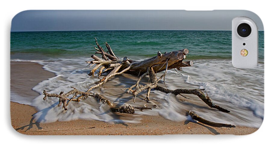 Driftwood iPhone 7 Case featuring the photograph Returning by Betsy Knapp