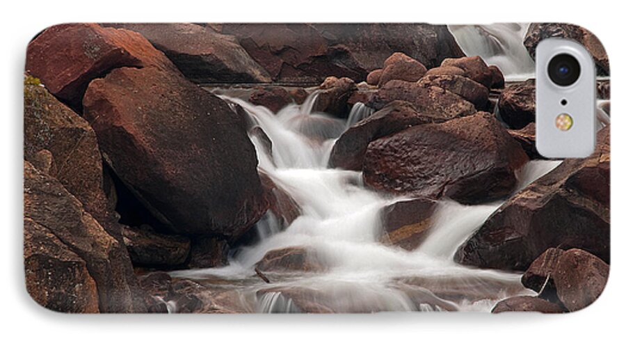Rock iPhone 7 Case featuring the photograph Rocks and Water by Eric Rundle