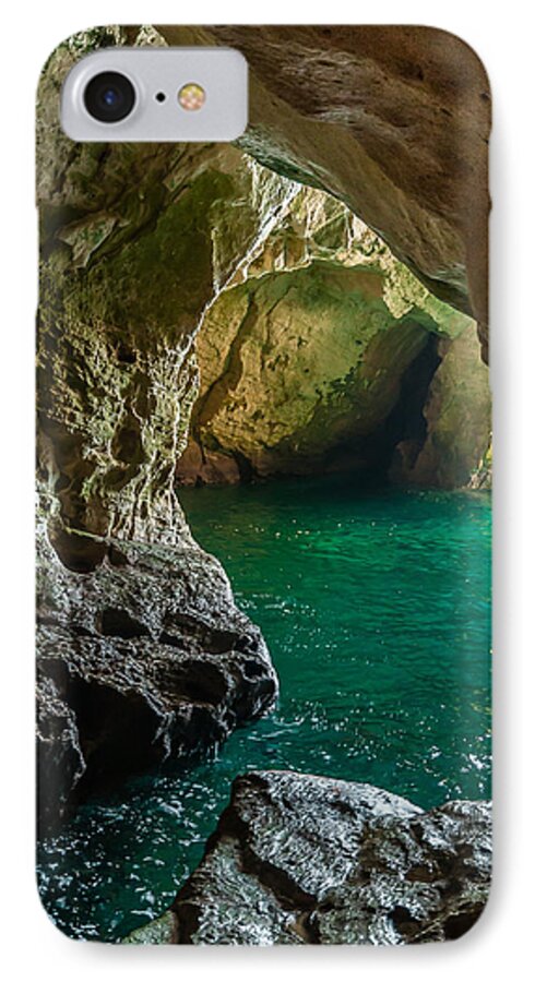 Grottoes iPhone 7 Case featuring the photograph Rosh HaNikra grottoes by Sergey Simanovsky