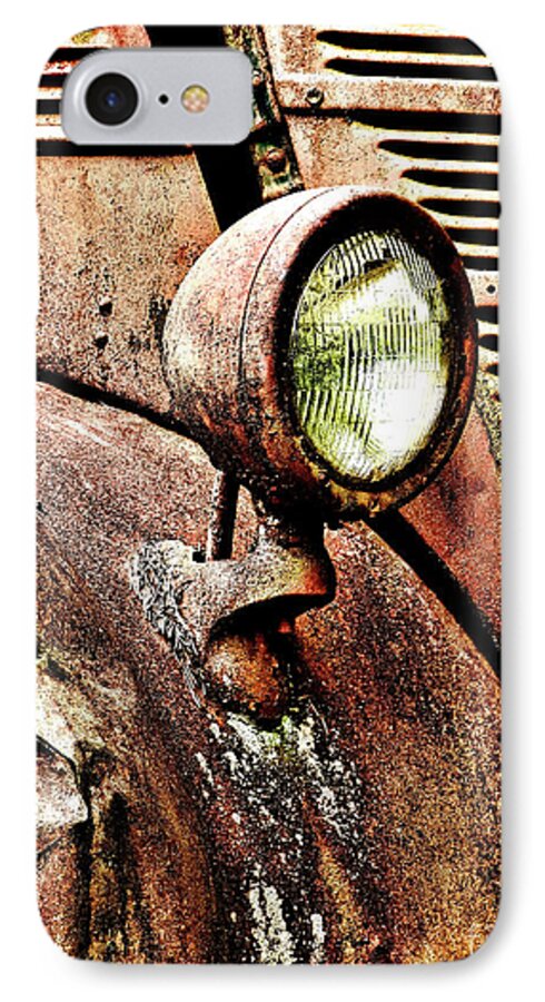Old Truck iPhone 7 Case featuring the photograph Rusted by Ron Roberts