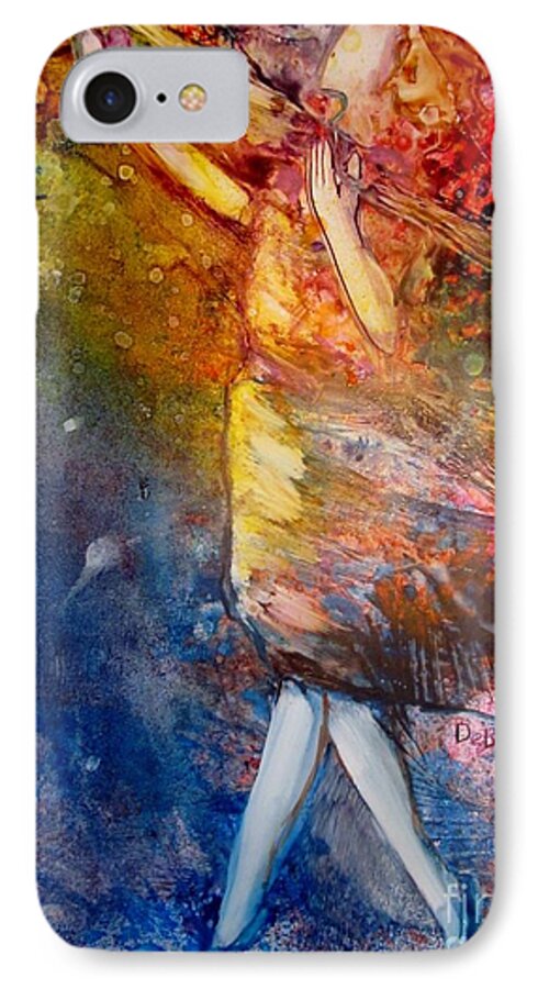 Praise iPhone 7 Case featuring the painting Sacrifice of Praise by Deborah Nell