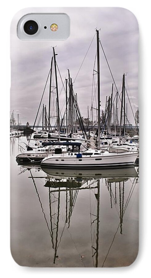 Sailboat Row iPhone 7 Case featuring the photograph Sailboat Row by Greg Jackson