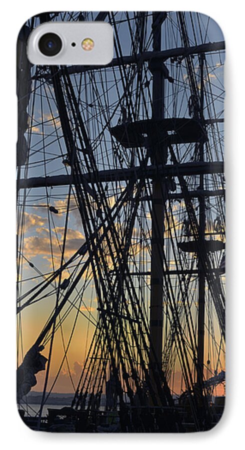 Tall Ships iPhone 7 Case featuring the photograph San Diego Sunset by Marianne Campolongo