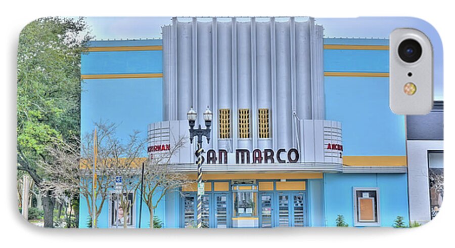 Jacksonville iPhone 7 Case featuring the photograph San Marco Theater by Ules Barnwell