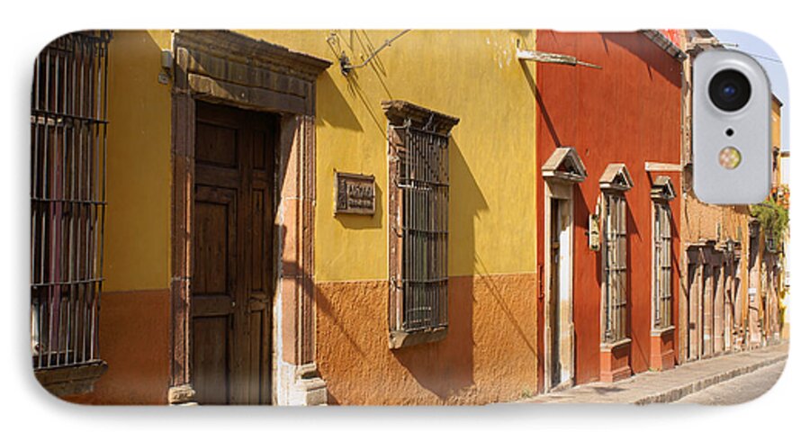 San Miguel De Allende iPhone 7 Case featuring the photograph San Miguel Street Mexico by John Mitchell