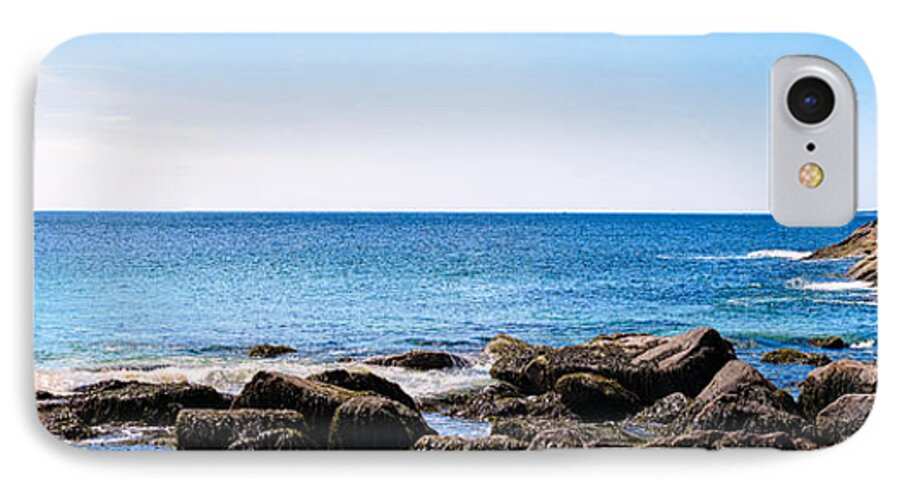 Atlantic iPhone 7 Case featuring the photograph Sand Beach Rocky Shore  by Lars Lentz