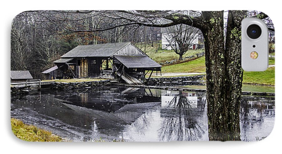 Sawmill iPhone 7 Case featuring the photograph Sawmill in Late Fall by Betty Denise