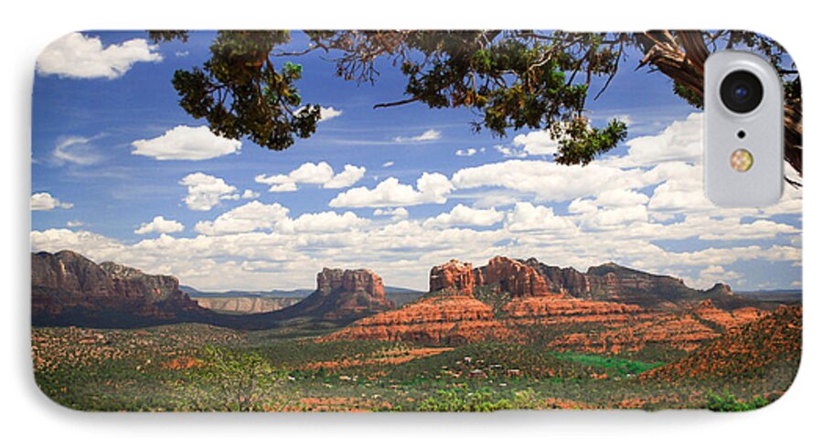 Scenic iPhone 7 Case featuring the photograph Scenic Sedona by Barbara Manis