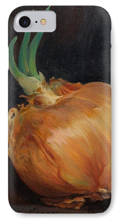 Onion iPhone 7 Case featuring the painting Second Chance by Christine Lytwynczuk
