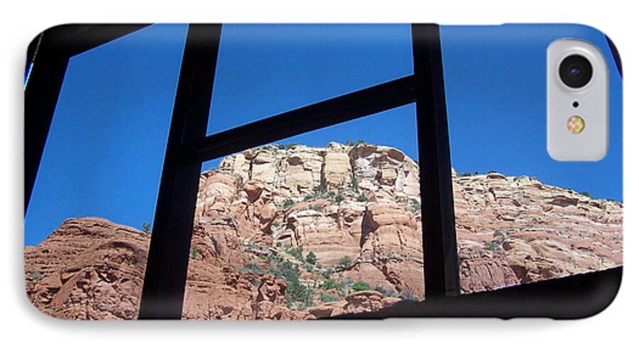 Sedona Arizona iPhone 7 Case featuring the photograph Sedona Chapel 4 by Tom Doud