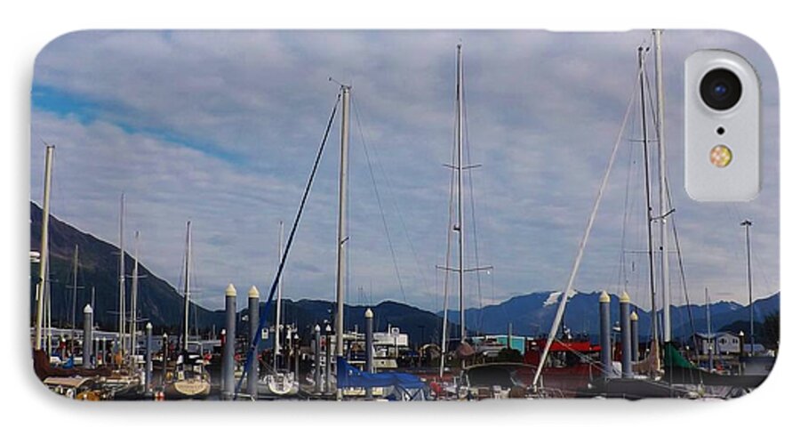 Marina iPhone 7 Case featuring the photograph Seward Marina by Brigitte Emme