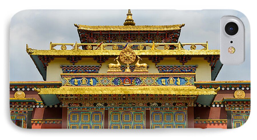 Buddhism iPhone 7 Case featuring the photograph Shechen monastery in Kathmandu by Dutourdumonde Photography