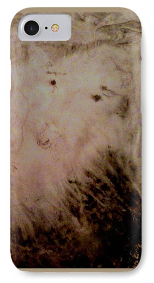 Sheep Dog iPhone 7 Case featuring the painting Sheep Dog by Mike Breau