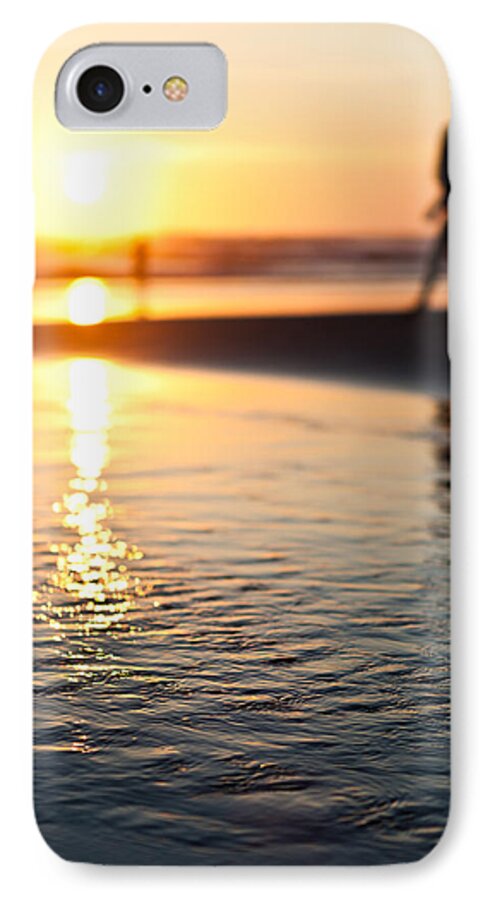 Silhouette iPhone 7 Case featuring the photograph Silhouette at Sunset by Joseph Bowman