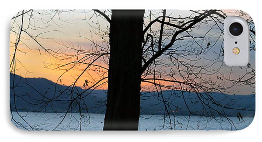 Landscape iPhone 7 Case featuring the photograph Silhouettes by Lily K